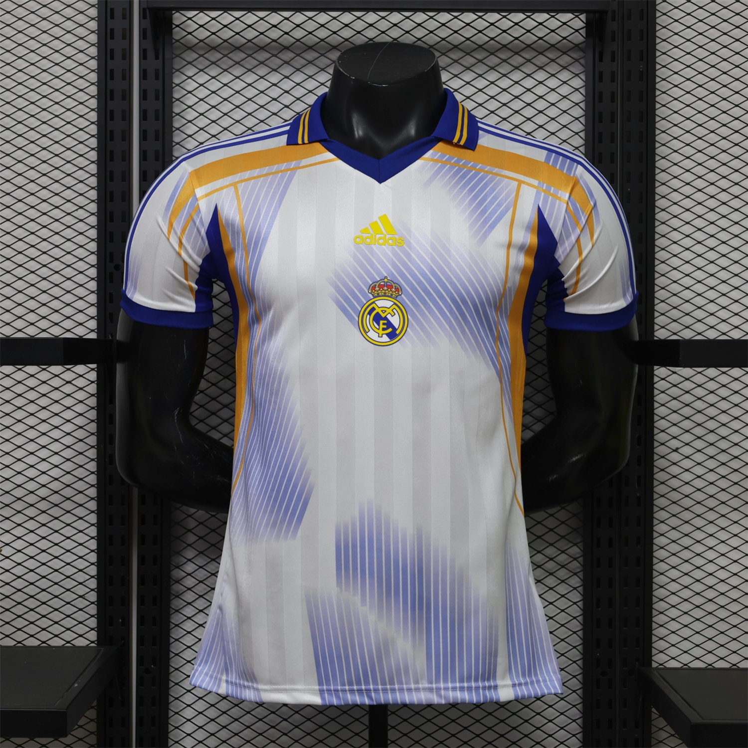 Real Madrid 26-27 Retro Style White-Purple Gradient Jersey - Player Version - JerseysGala