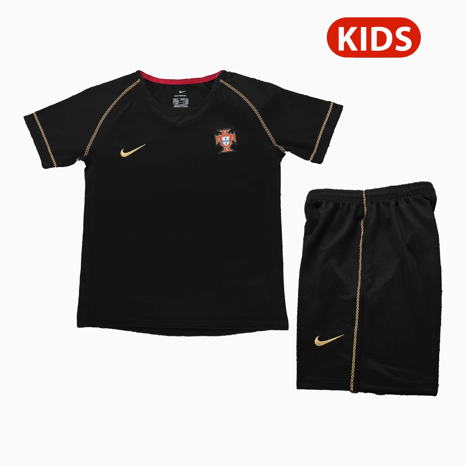 Retro Portugal 2006 Away Kids Kit - JerseysGala