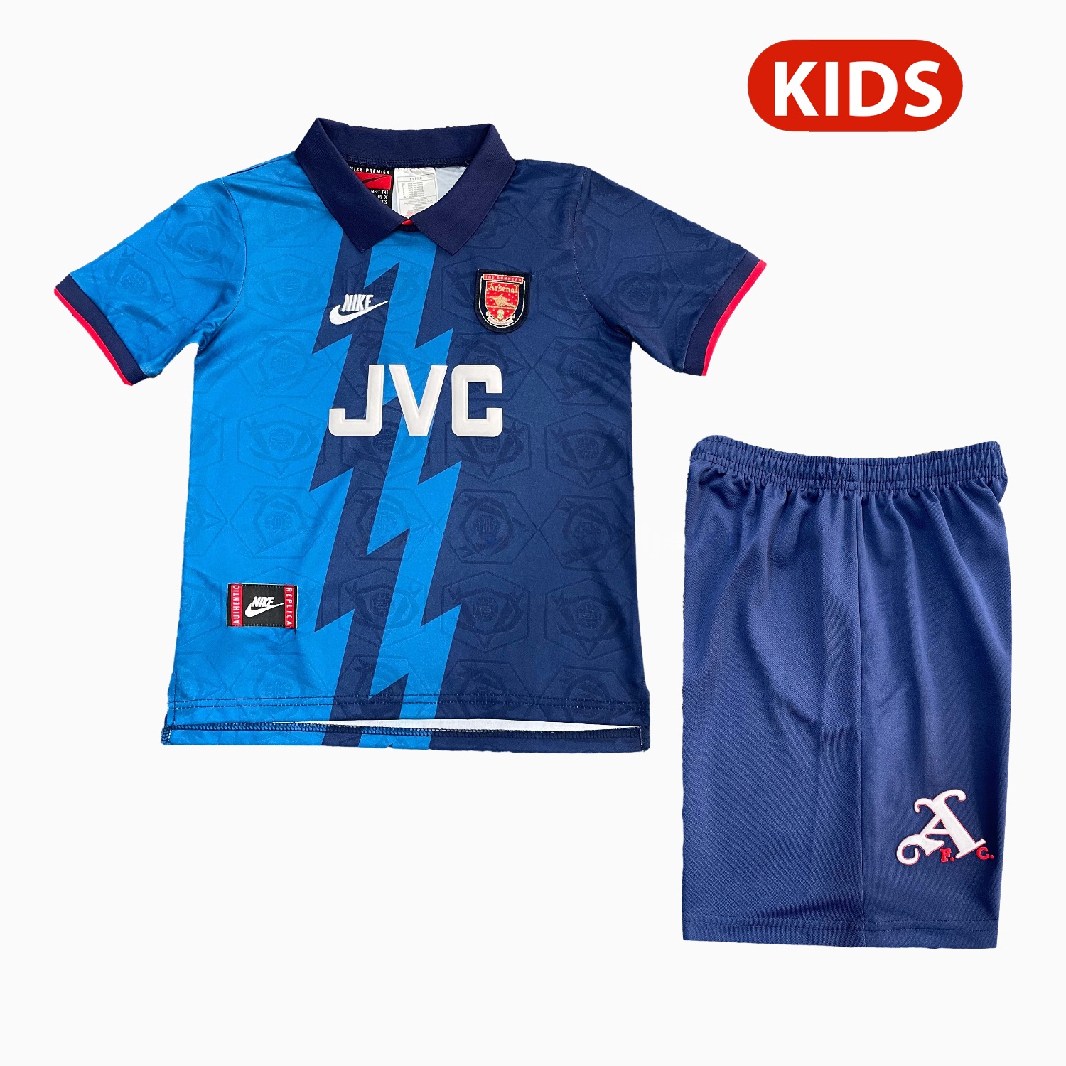 Retro Arsenal 1995-96 Away Kids Kit - JerseysGala