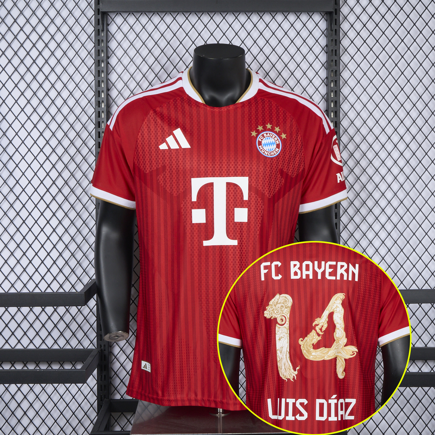 【Hong Kong Version Font】Bayern Munich 26-27 Home Jersey - Player Version - JerseysGala