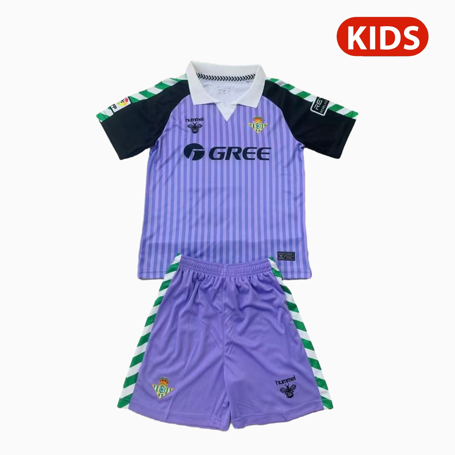 Real Betis 26-27 Purple Goalkeeper Kids Kit - JerseysGala