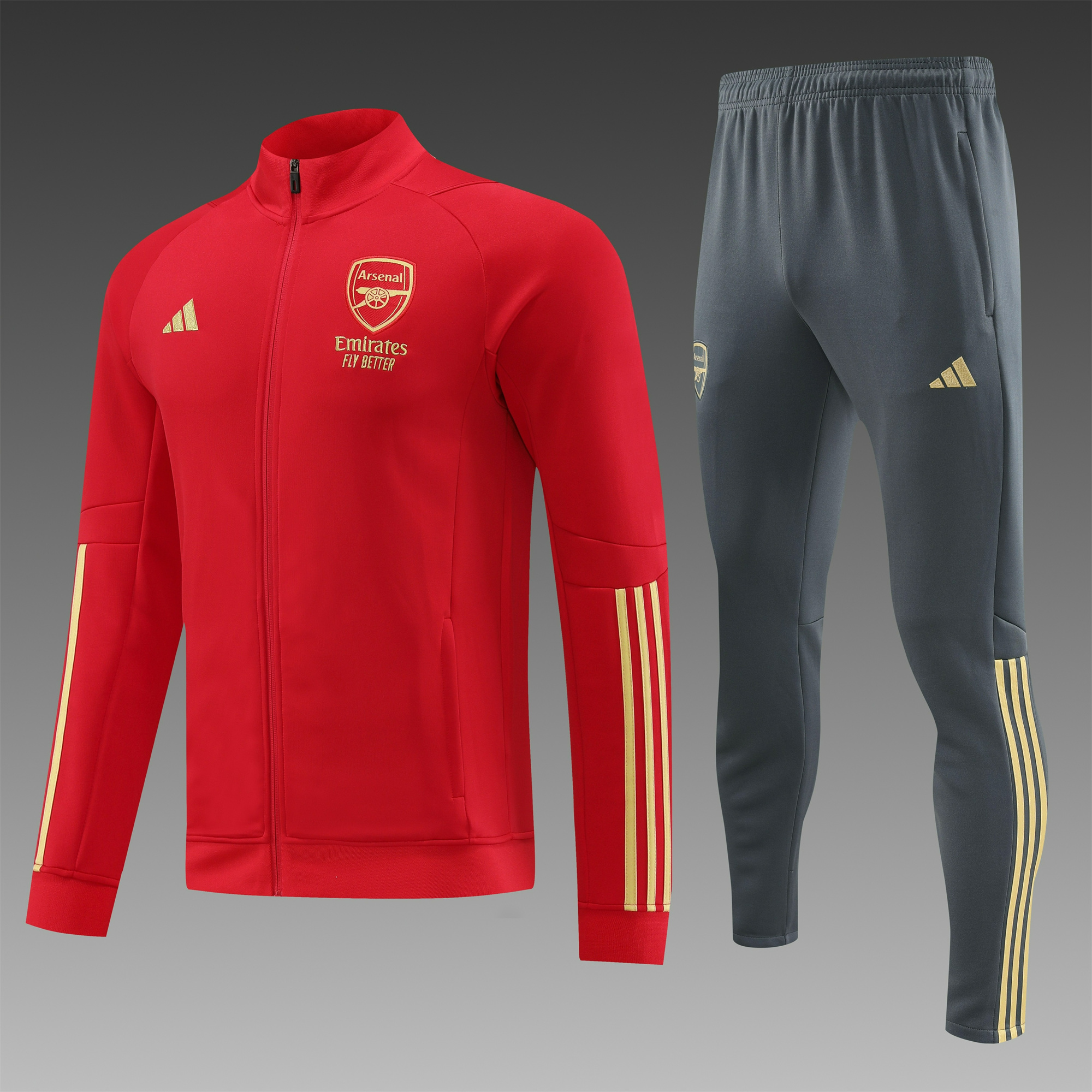Arsenal 23-24 Jacket Training Tracksuit Red - JerseysGala