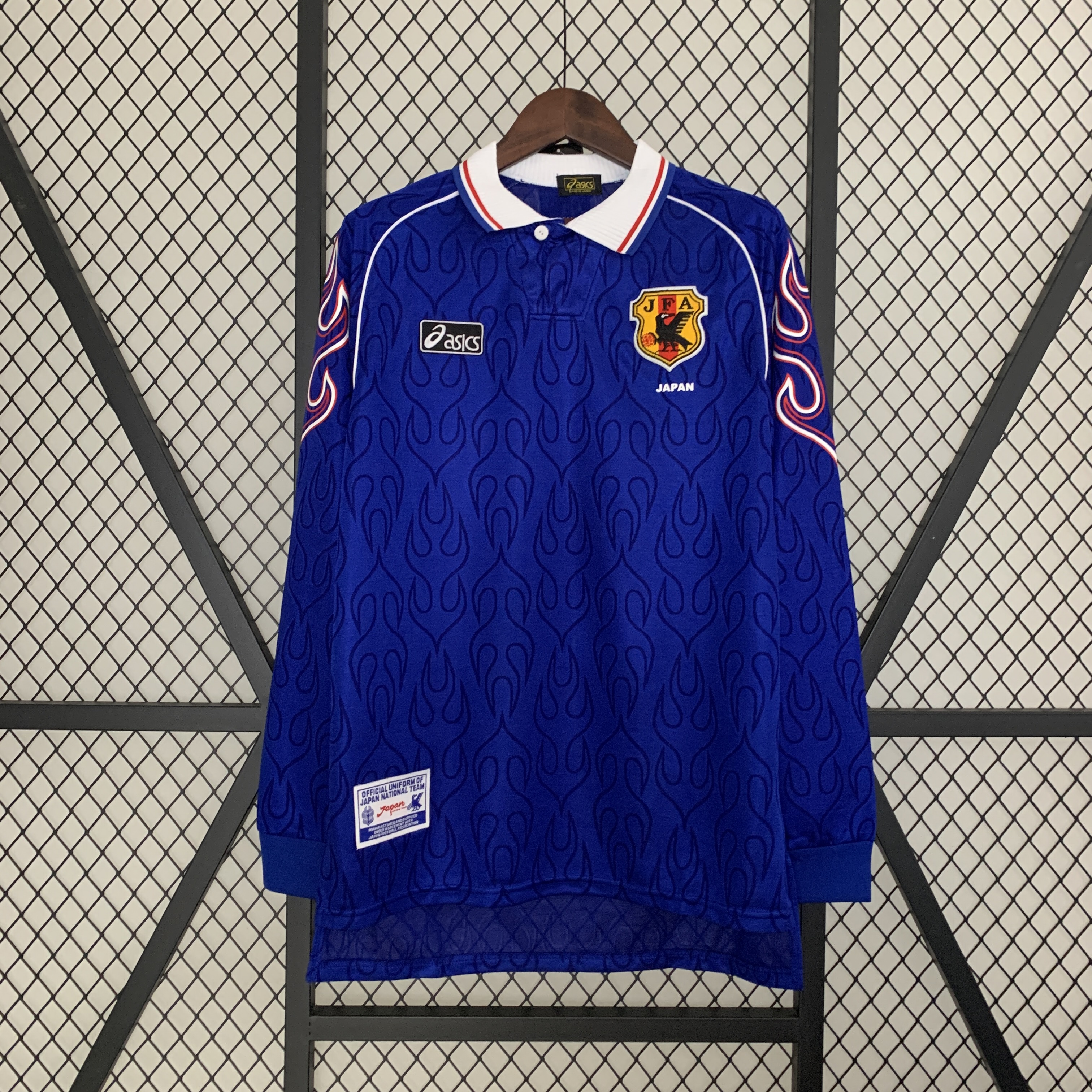Retro Japan 1998 Home Stadium Long Sleeve Jersey - JerseysGala