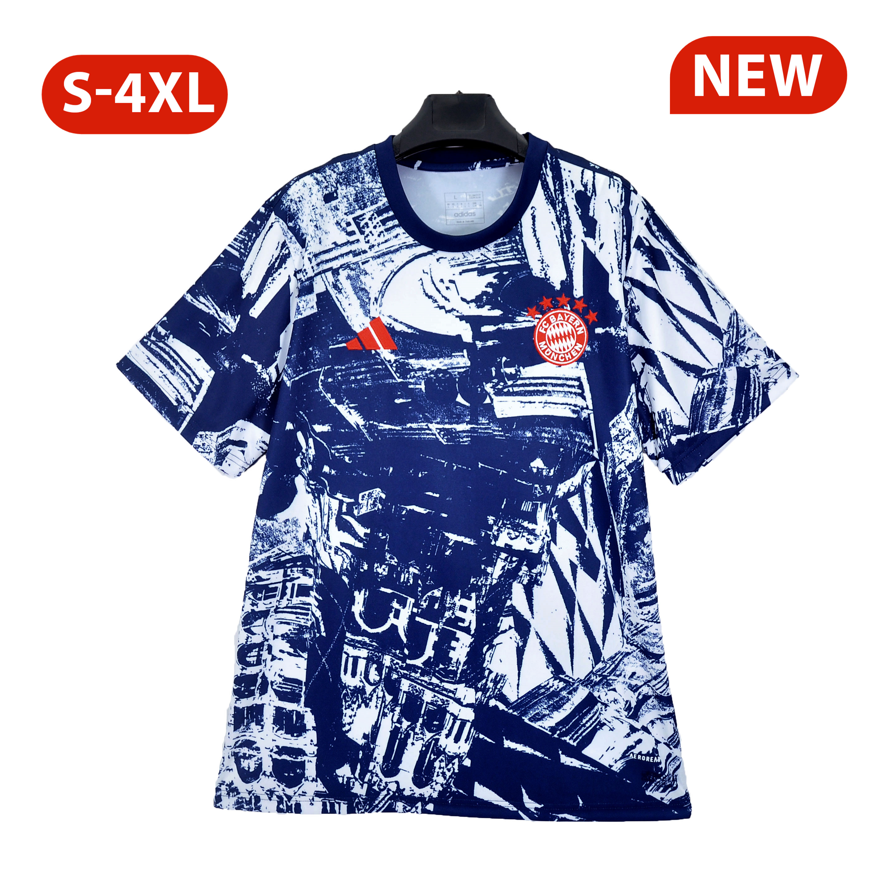 Bayern Munich 23-24 Blue Training Jersey - Fans Version - JerseysGala