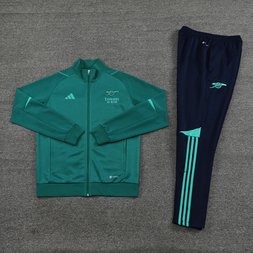 Arsenal 23-24 Jacket Training Tracksuit - Green - JerseysGala