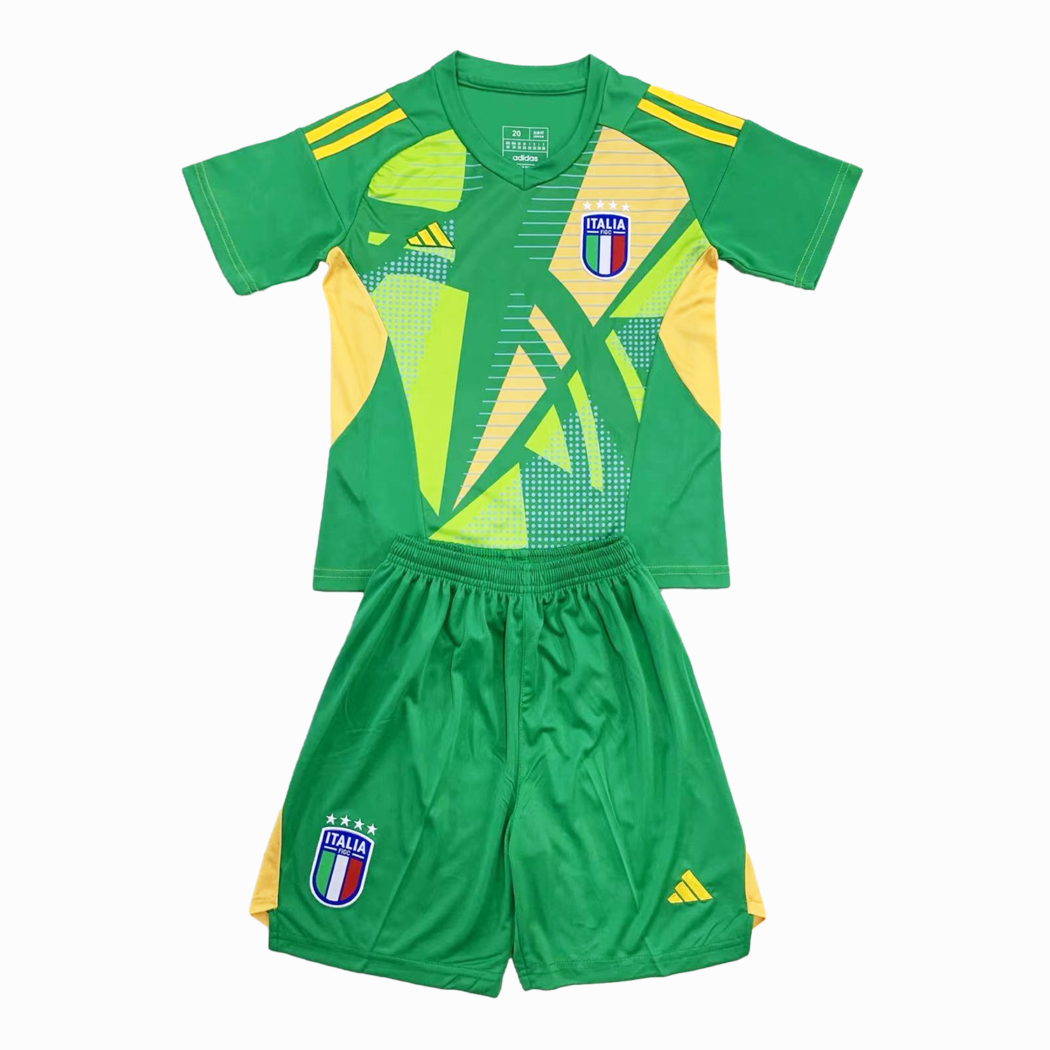 Italy 2024 Goalkeeper Kids Kit - Dark Green - JerseysGala