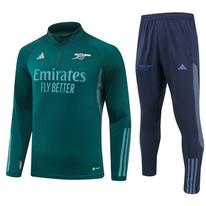 Arsenal 23-24 Long Sleeve Training Set - Green - JerseysGala