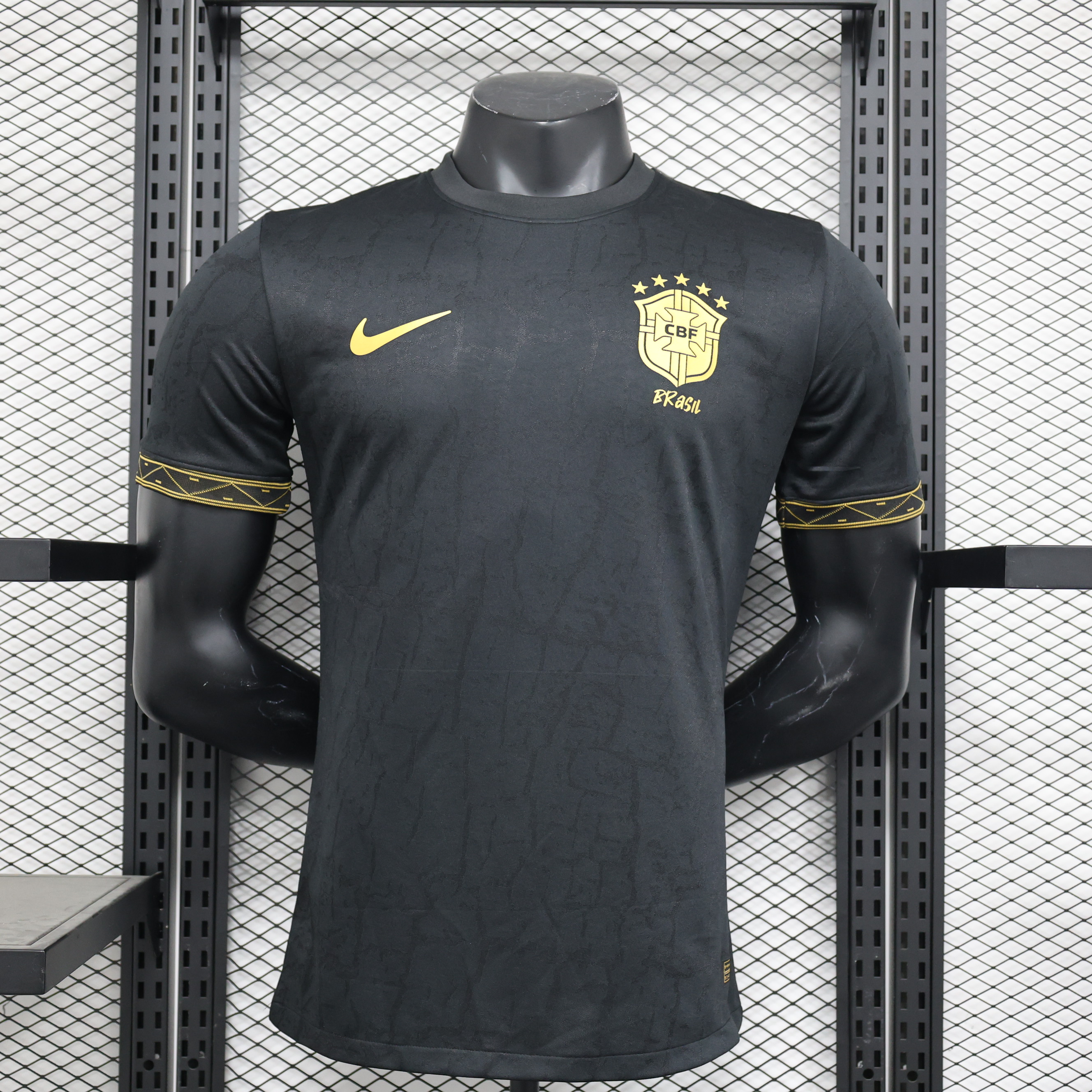 Brazil 23-24 Black Special Edition Jersey - Player Version - JerseysGala