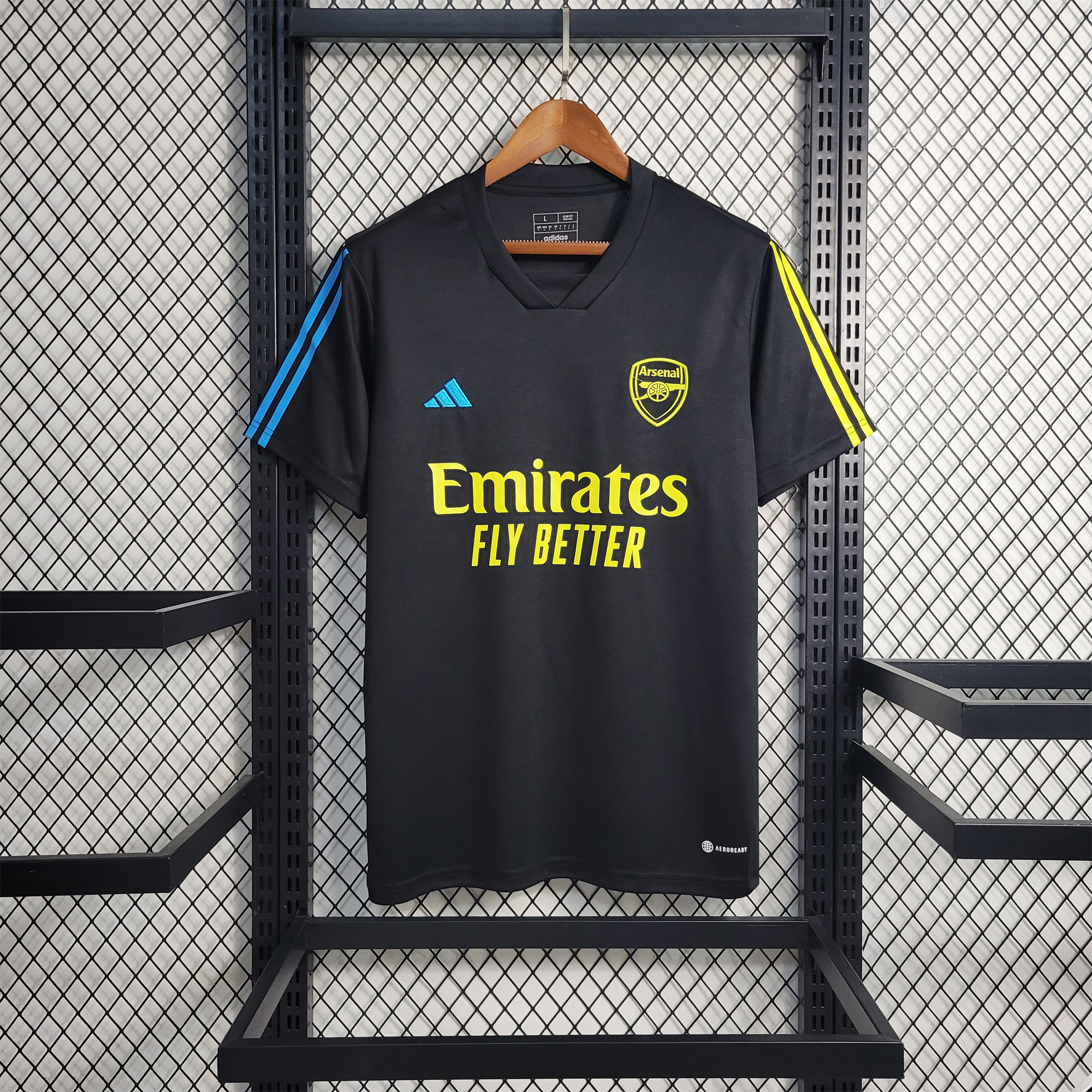 Arsenal Black 23/24 Training Shirt - Fans Version - JerseysGala