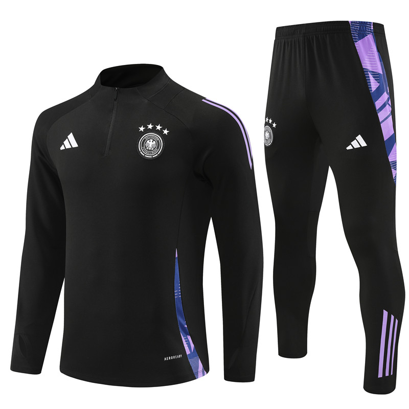 Germany 2024 Long Sleeve Training Set - Black - JerseysGala