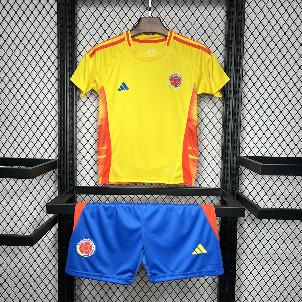 Colombia 2024 Home Stadium Kids Kit - JerseysGala