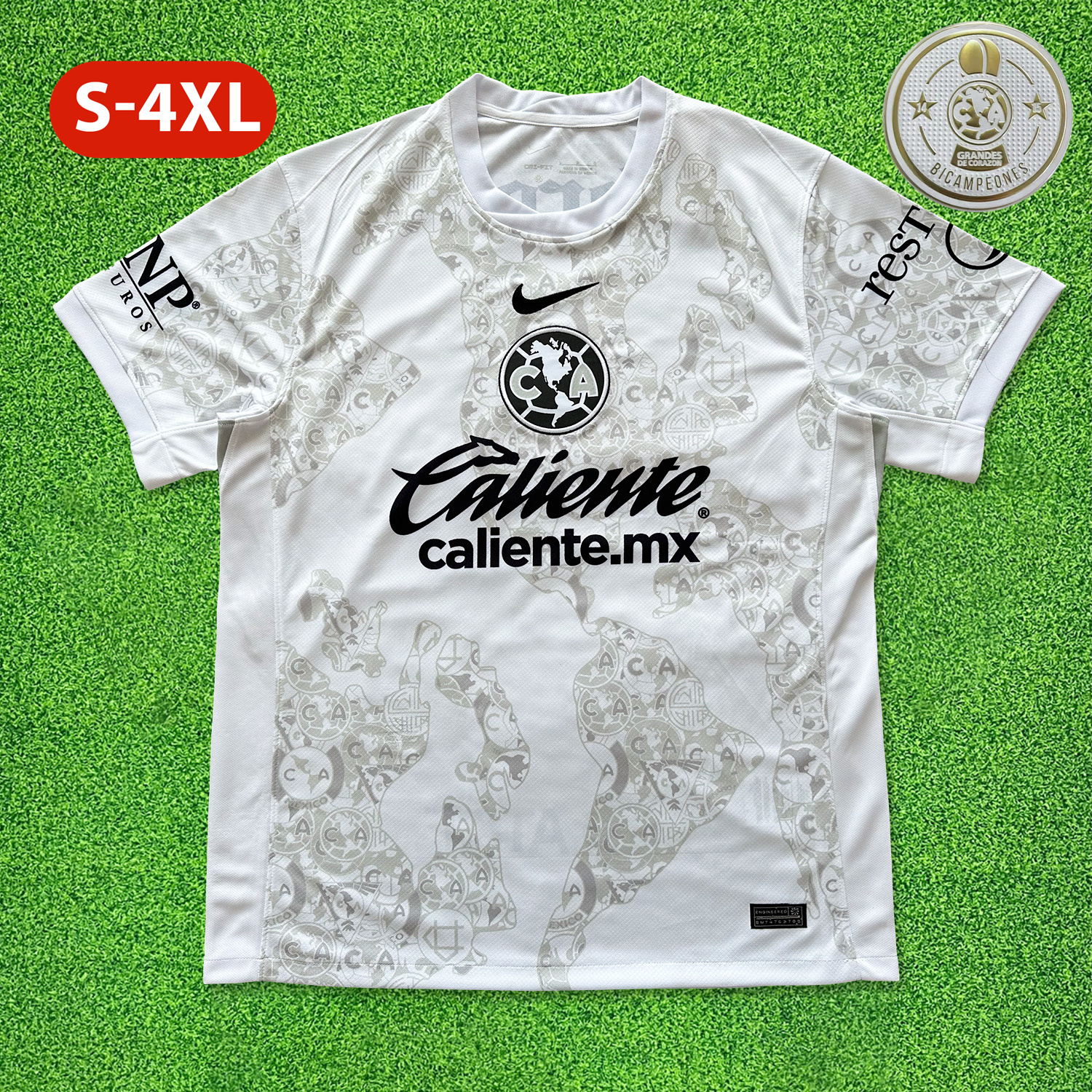 Club América 24-25 White Goalkeeper Jersey - Fans Version - JerseysGala