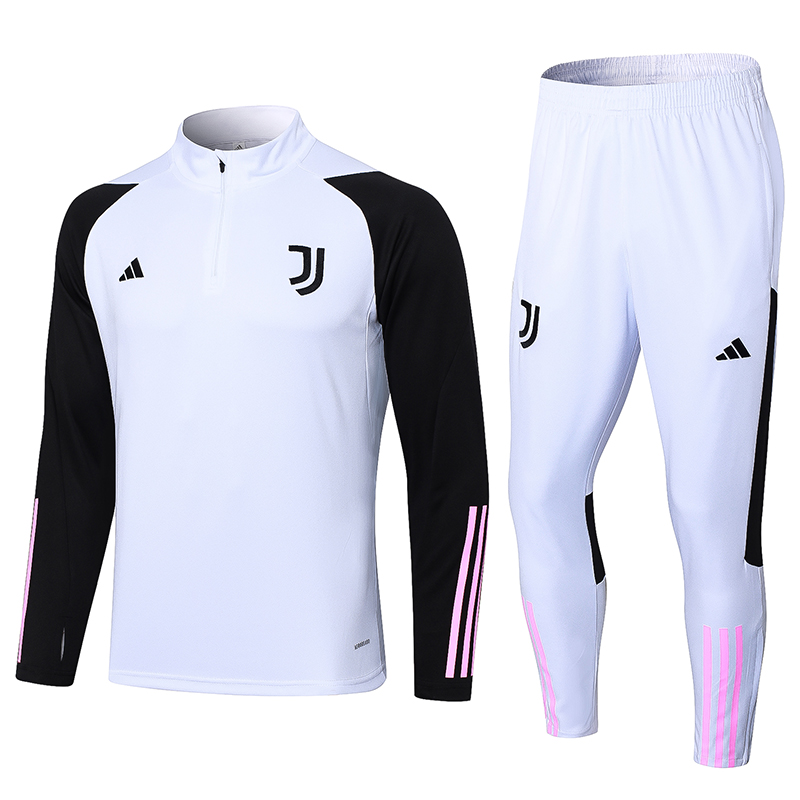Juventus 23-24 Long Sleeve Training Set - White - JerseysGala