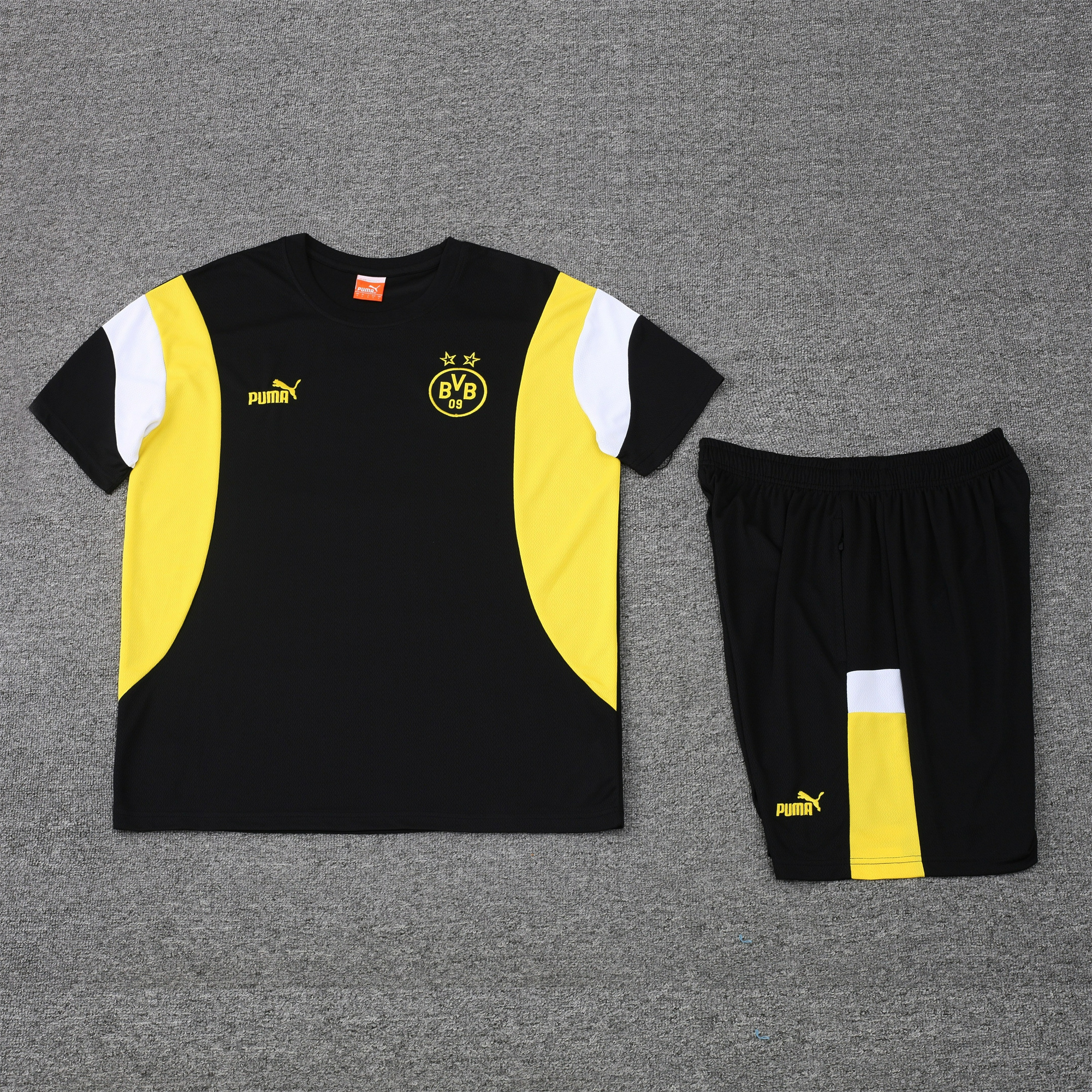 Dortmund 23-24 Short-Sleeve Training Set - Black - JerseysGala