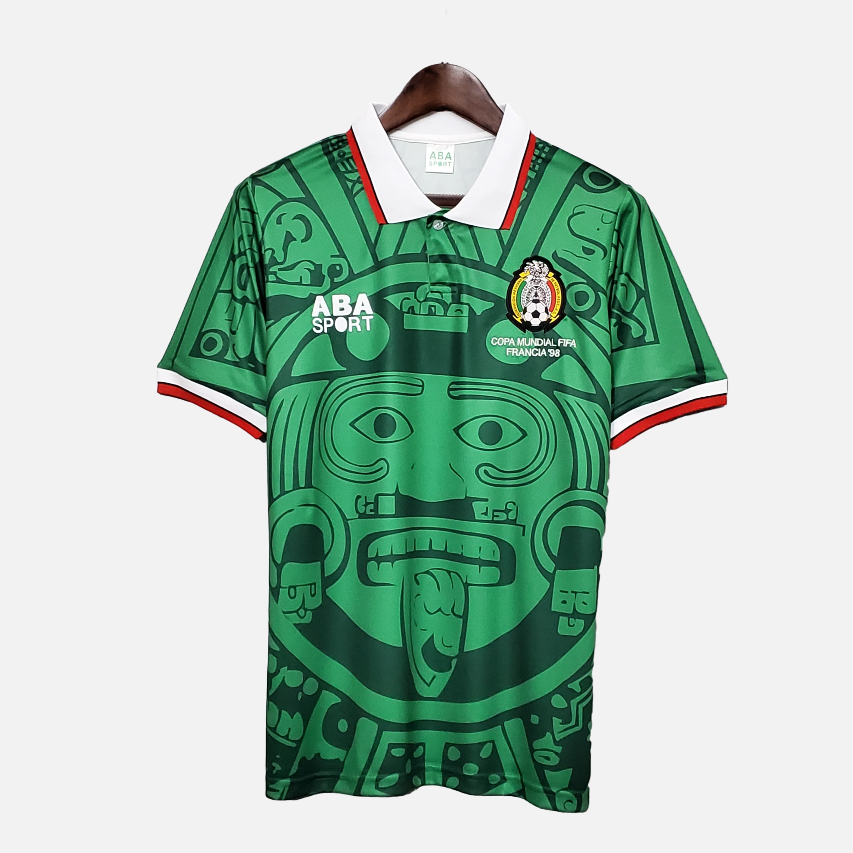 Retro Mexico 1998 Home Stadium Jersey - JerseysGala