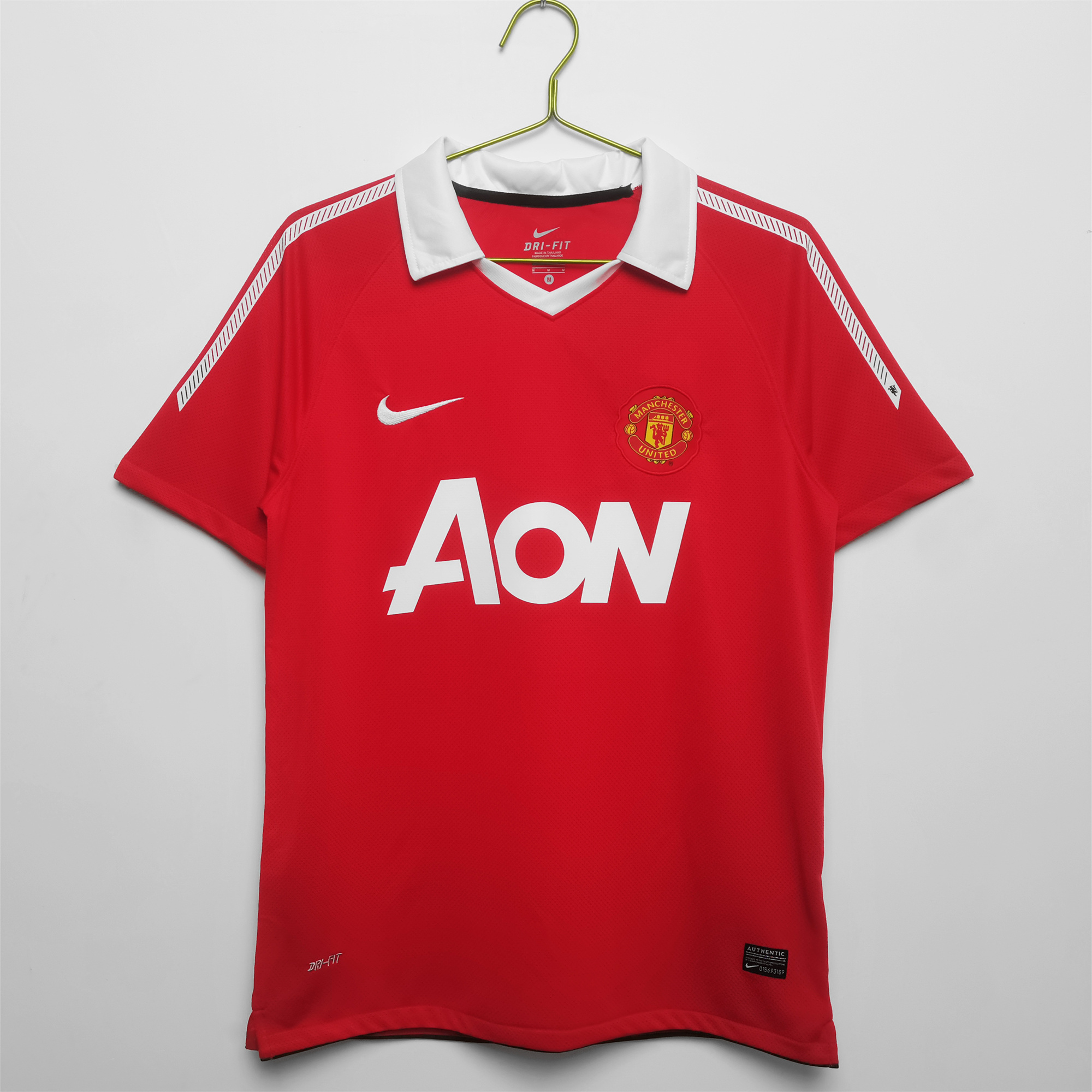 Manchester United Retro 10-11 Home Stadium Jersey - JerseysGala