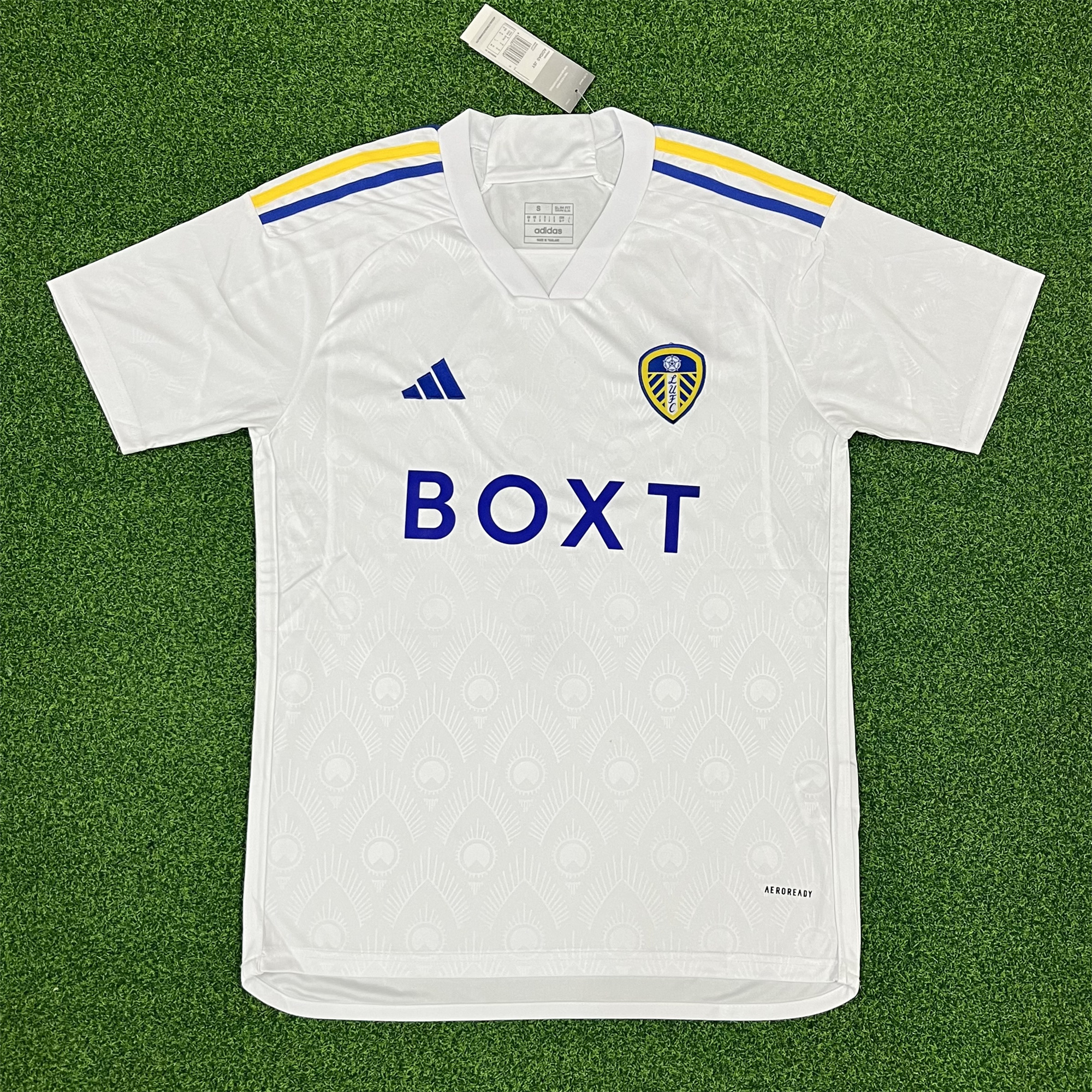 Leeds United 23-24 Home Stadium Jersey - Fans Version - JerseysGala