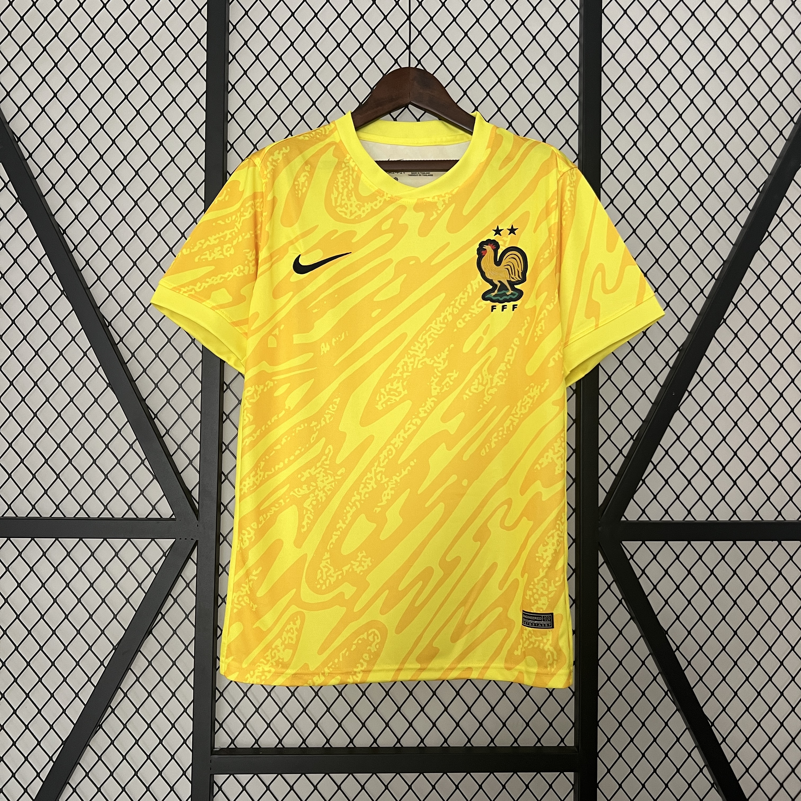 France 2024 Yellow Goalkeeper Jersey - Fans Version - JerseysGala