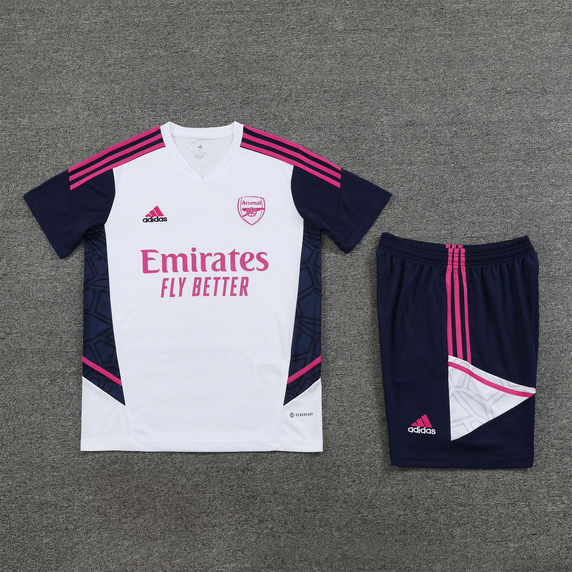 Arsenal 23-24 Short-Sleeve Training Set - White - JerseysGala