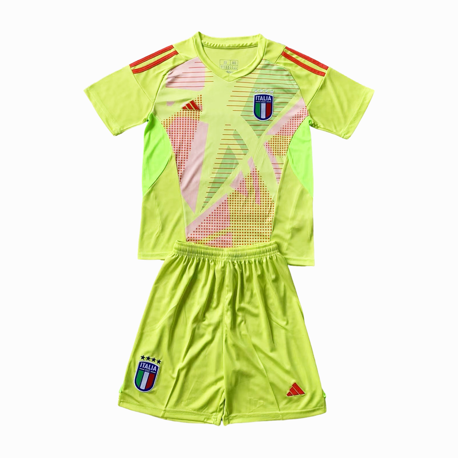 Italy 2024 Goalkeeper Kids Kit - Light Green - JerseysGala