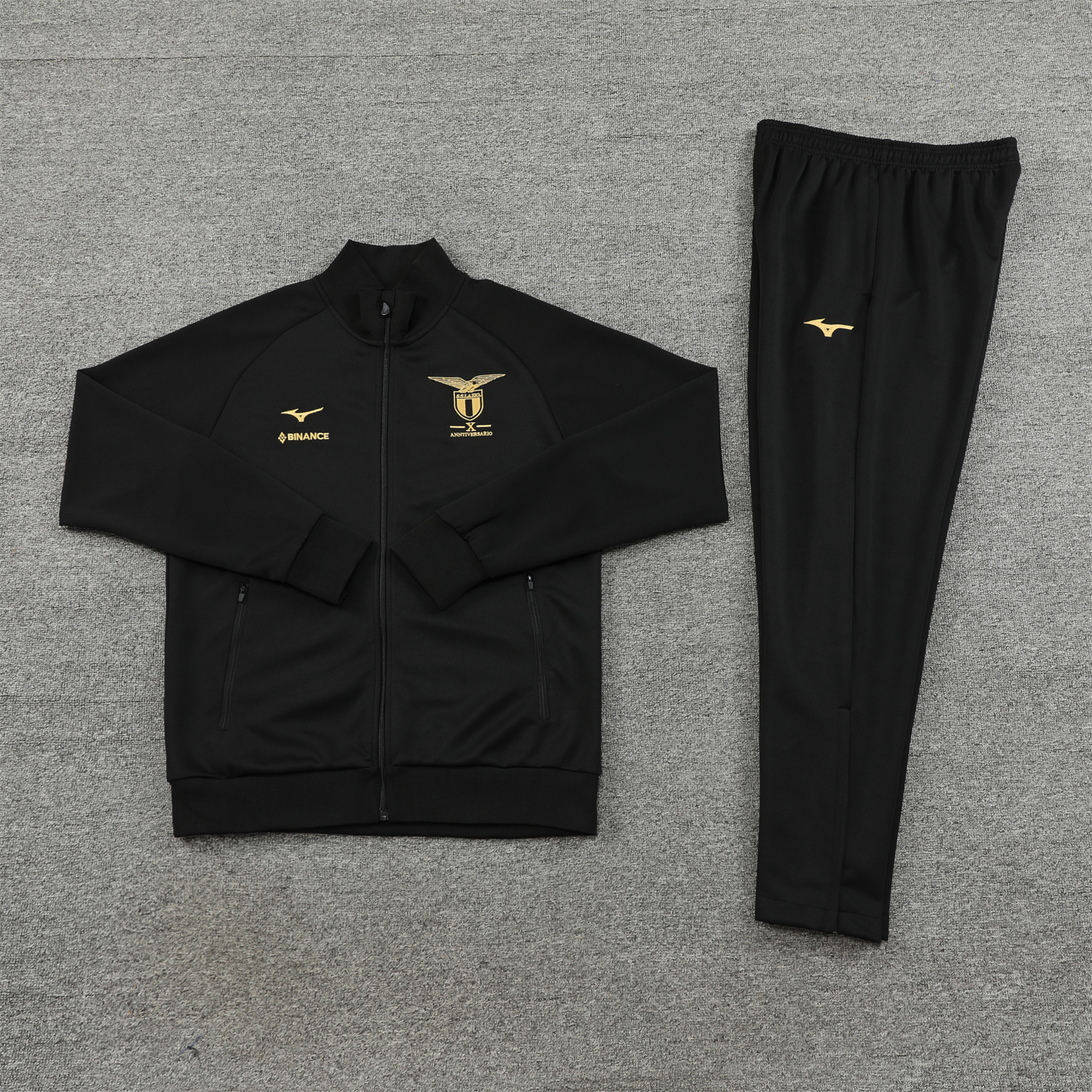Lazio 23-24 Jacket Training Tracksuit - Black - JerseysGala