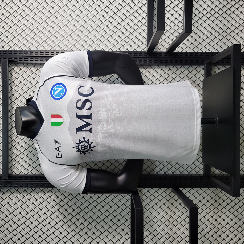 Napoli 23-24 Away White Jersey - Player Version - JerseysGala