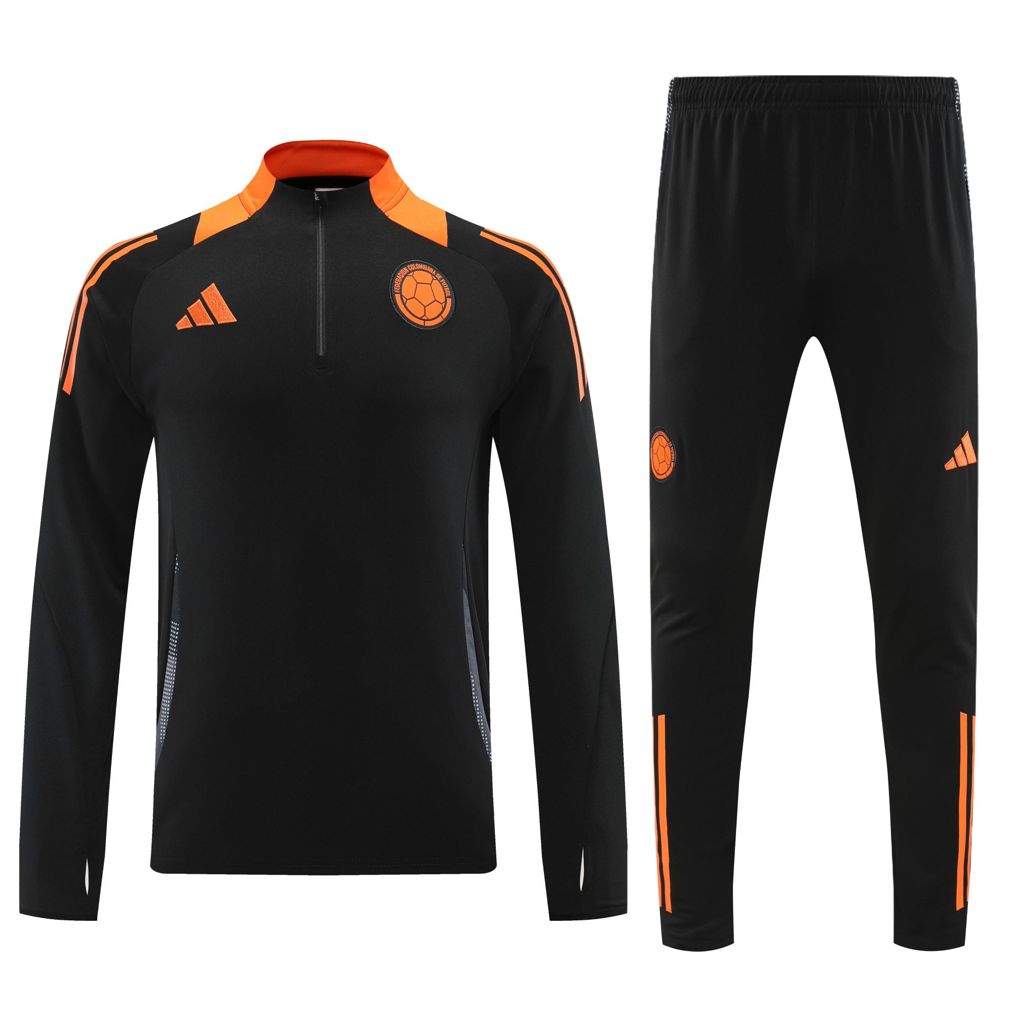 Colombia 2024 Long Sleeve Training Set - Black - JerseysGala