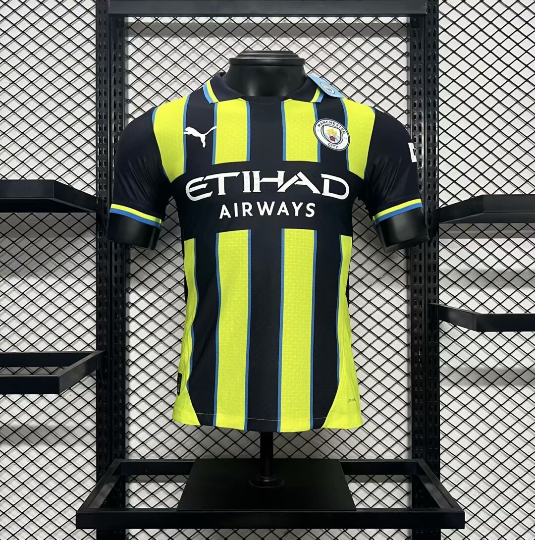 Manchester City 24-25 Away Jersey - Player Version - JerseysGala