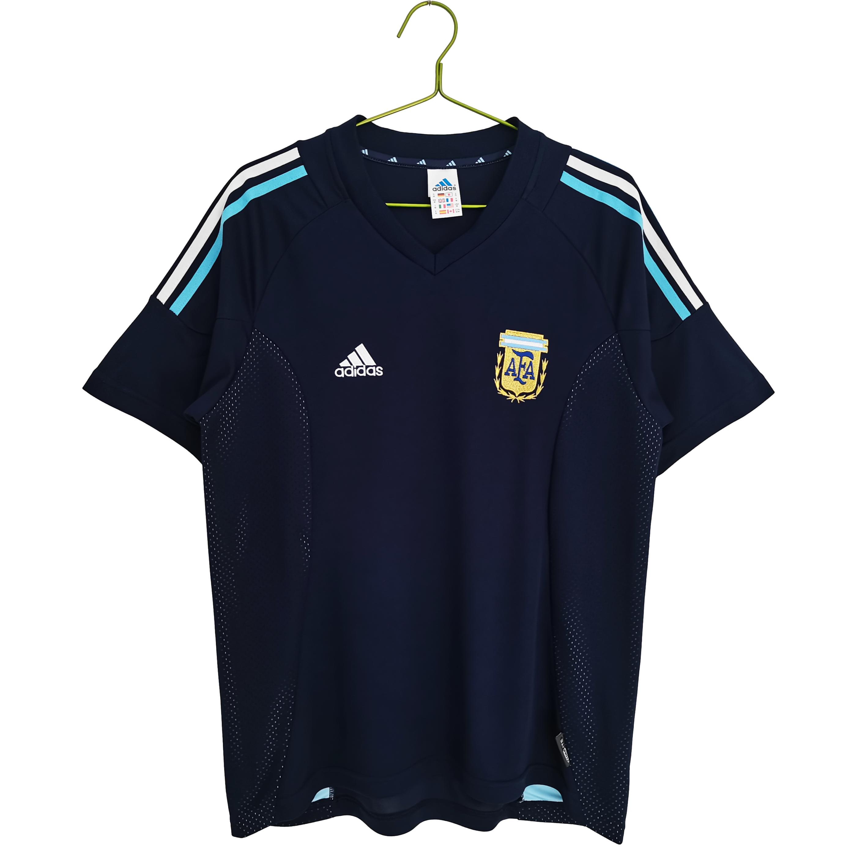 Retro Argentina 2002 Away Stadium Jersey - JerseysGala