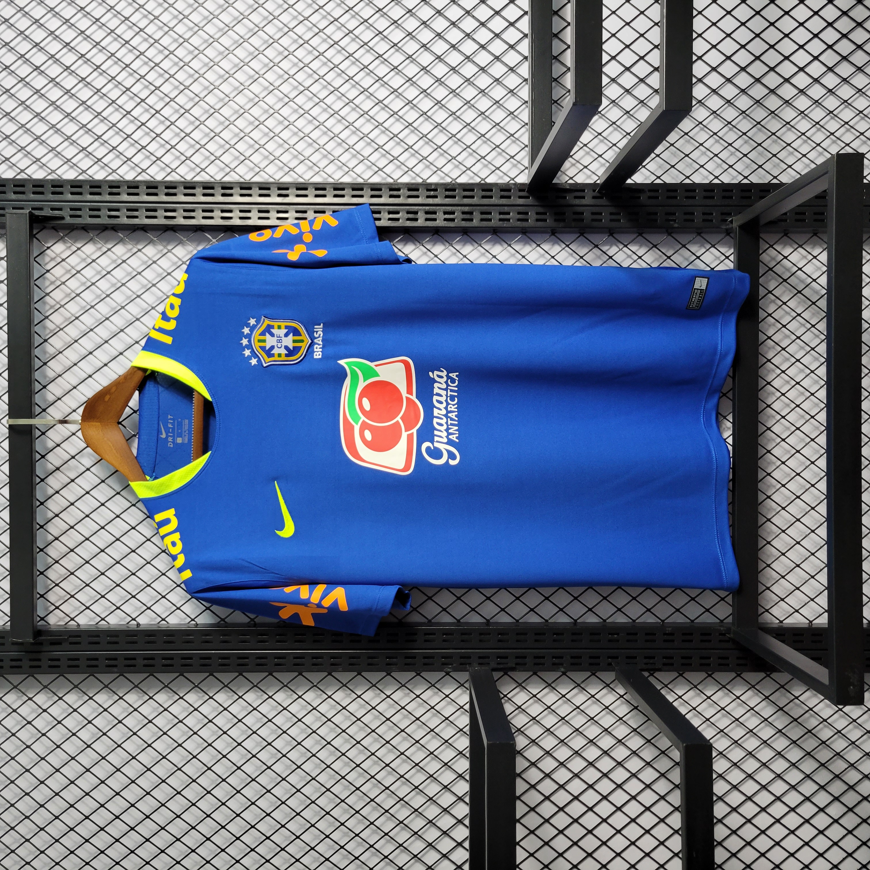 Retro Brazil 2020 Blue Training Jersey - JerseysGala