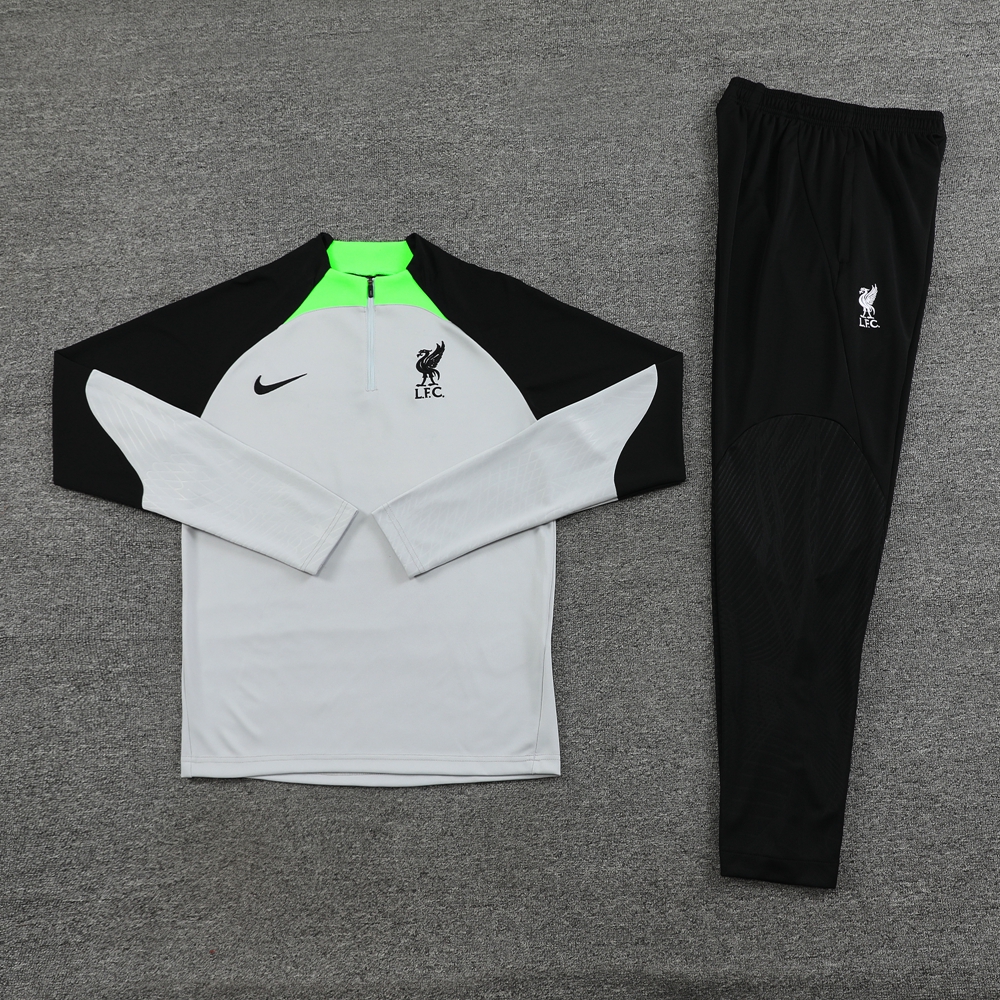 Liver.pool23-24 Long Sleeve Training Set - Grey - JerseysGala