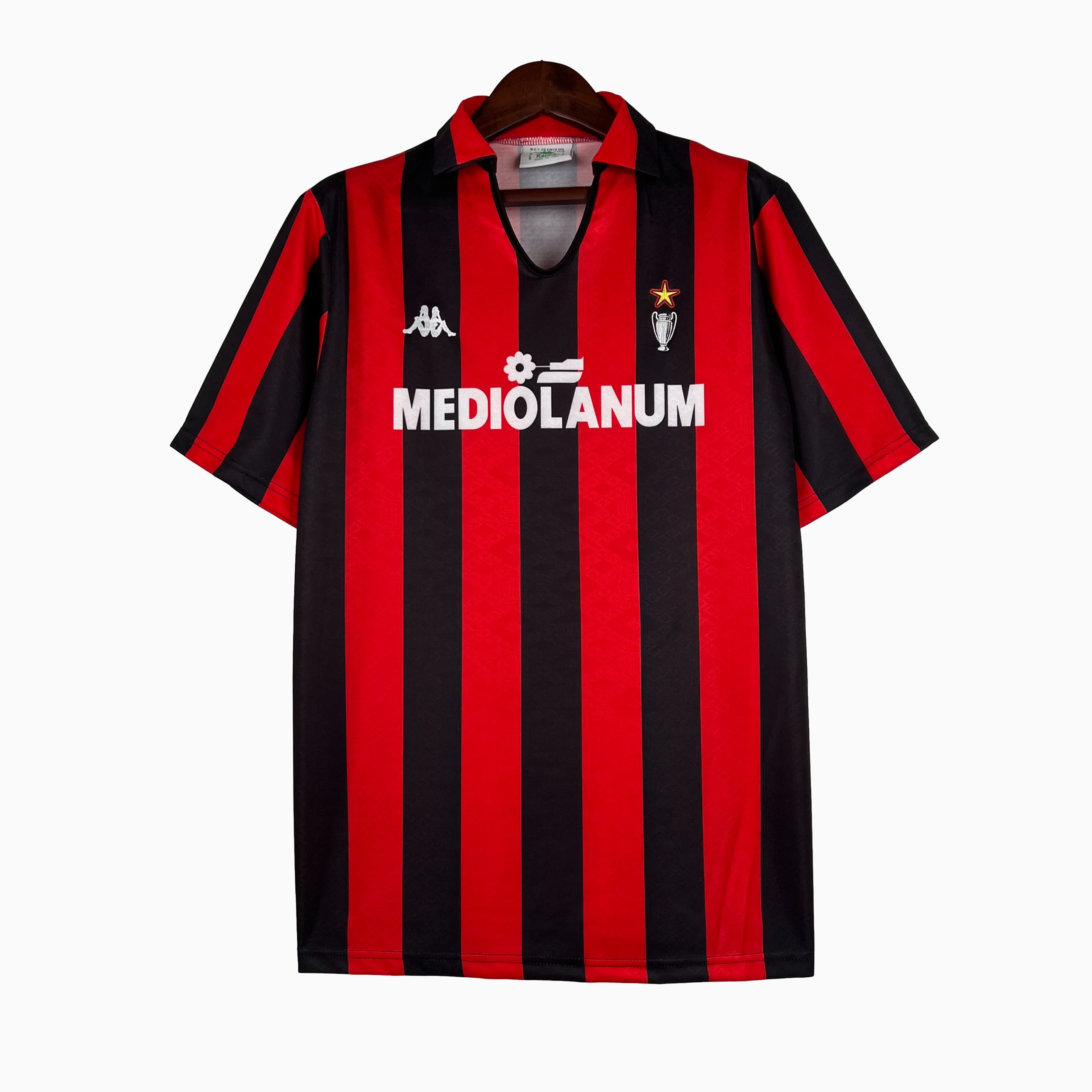 Retro AC Milan 1989-90 Home Stadium Jersey - JerseysGala