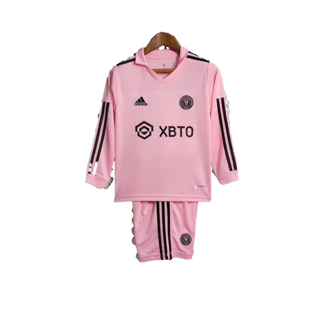 INT M.A.M 23-24 Home Stadium Long Sleeve Kids Kit - JerseysGala
