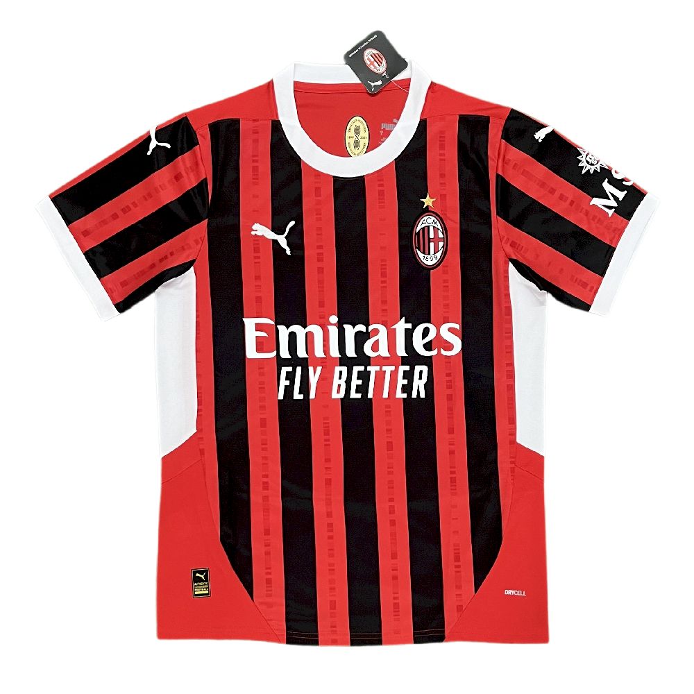 AC Milan 24-25 Home Stadium Jersey - Fans Version - JerseysGala