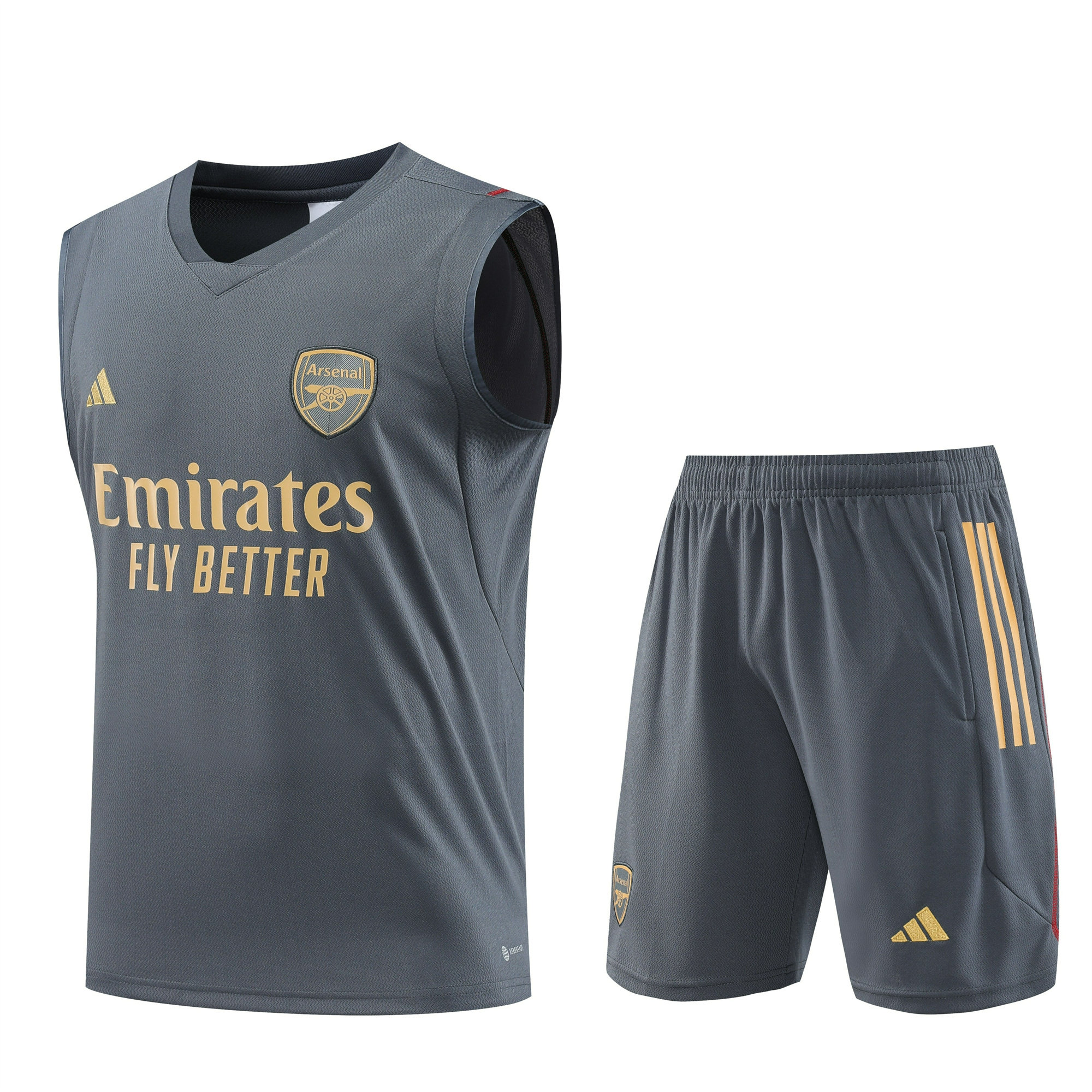 Arsenal 23-24 Player Vest Training Set Grey - JerseysGala