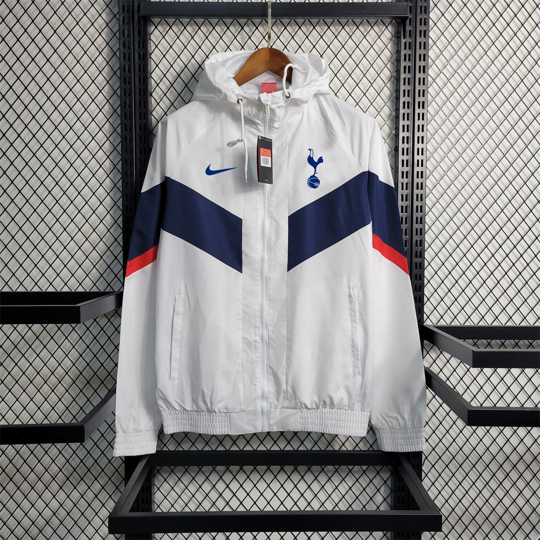 Tottenham Hotspur 23-24 White Player Windbreaker - JerseysGala