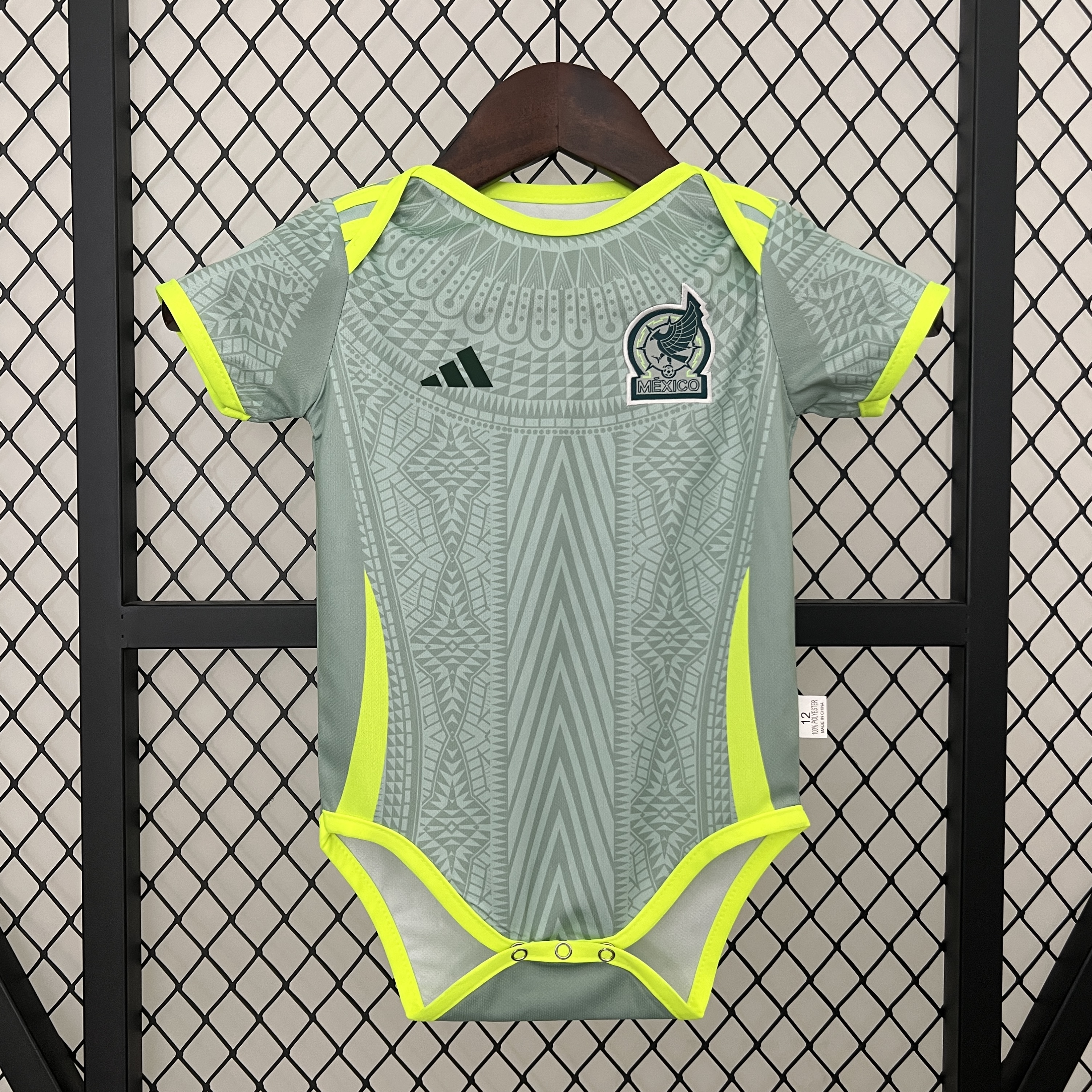 Mexico 24-25 Away Baby Crawling Suit - JerseysGala
