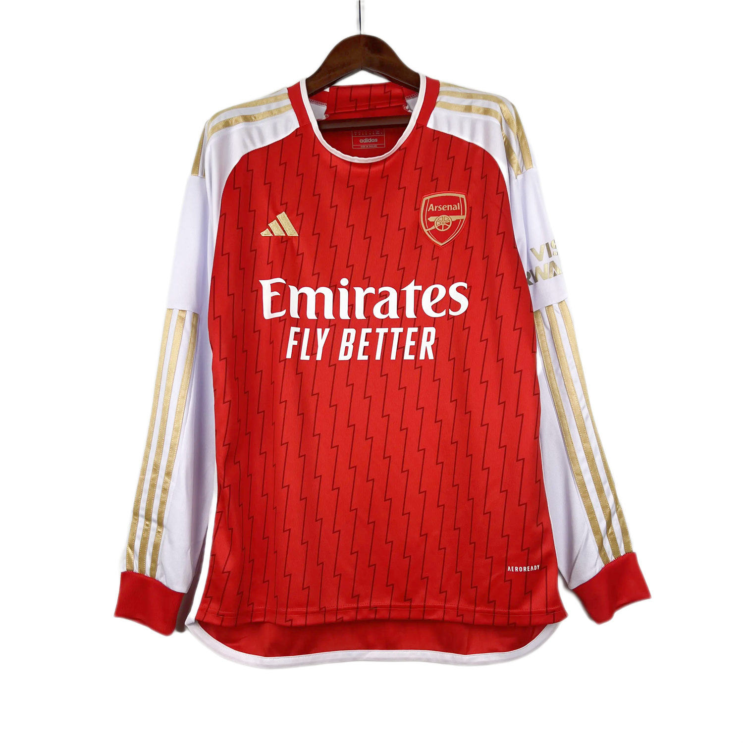 Arsenal 23-24 Home Long Sleeve Jersey - Fans Version - JerseysGala