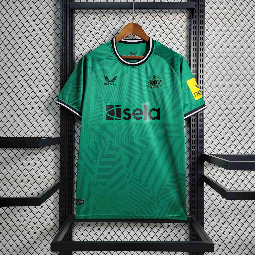 Newcastle United 23-24 Away Green Jersey - Fans Version - JerseysGala