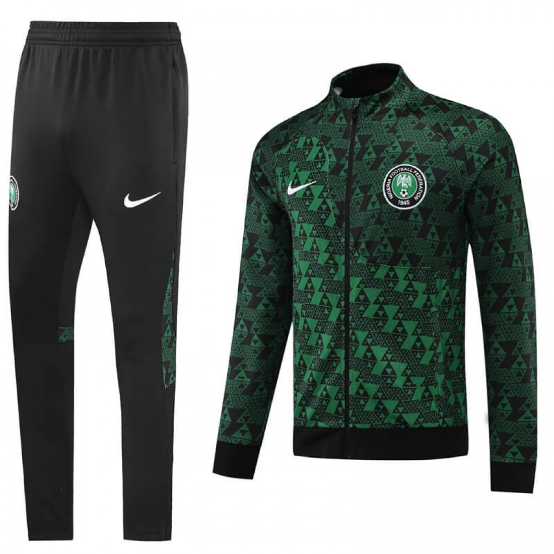Nigeria Green And Black Training suit 22-23 - JerseysGala