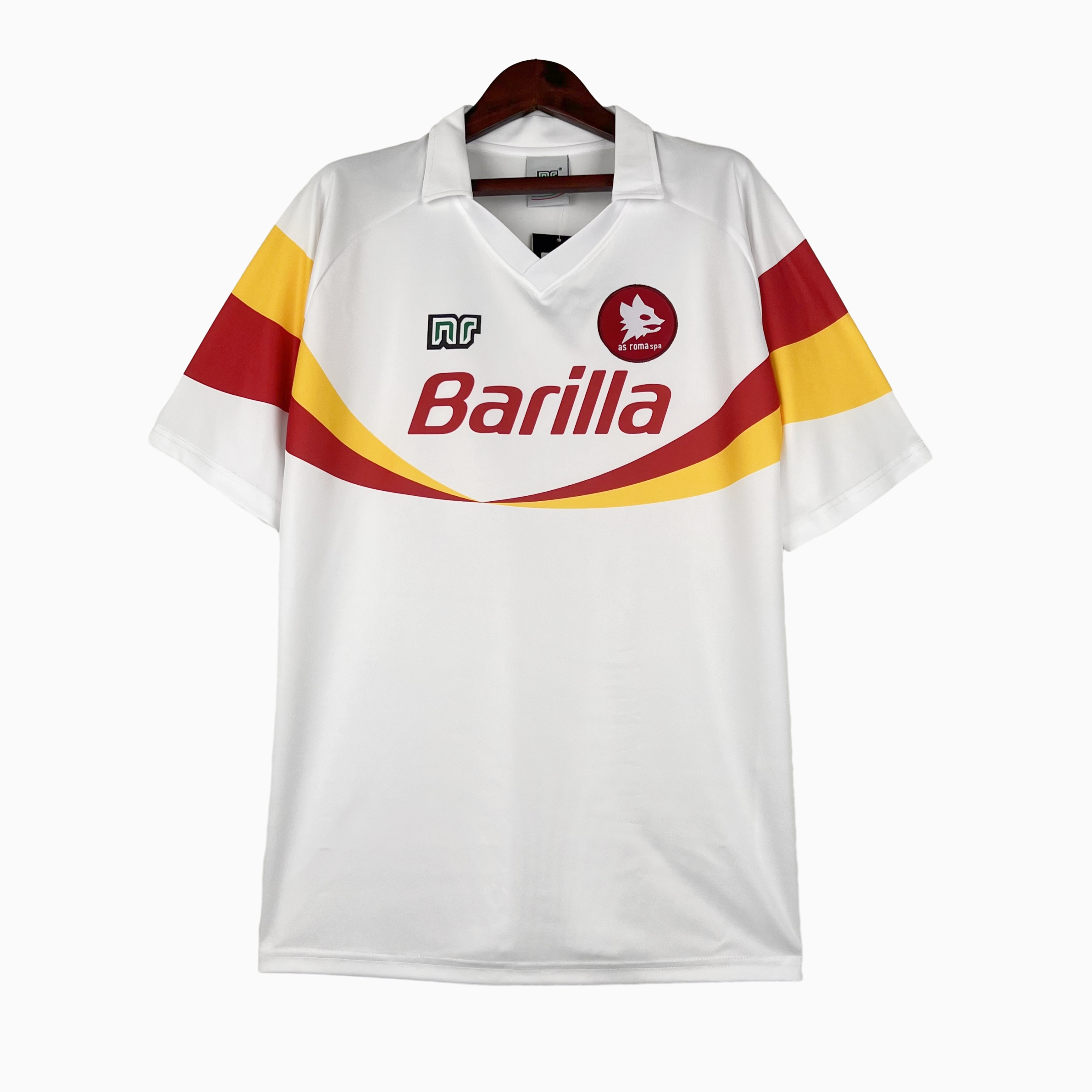 Retro Roma 1990-91 Away Stadium Jersey - JerseysGala