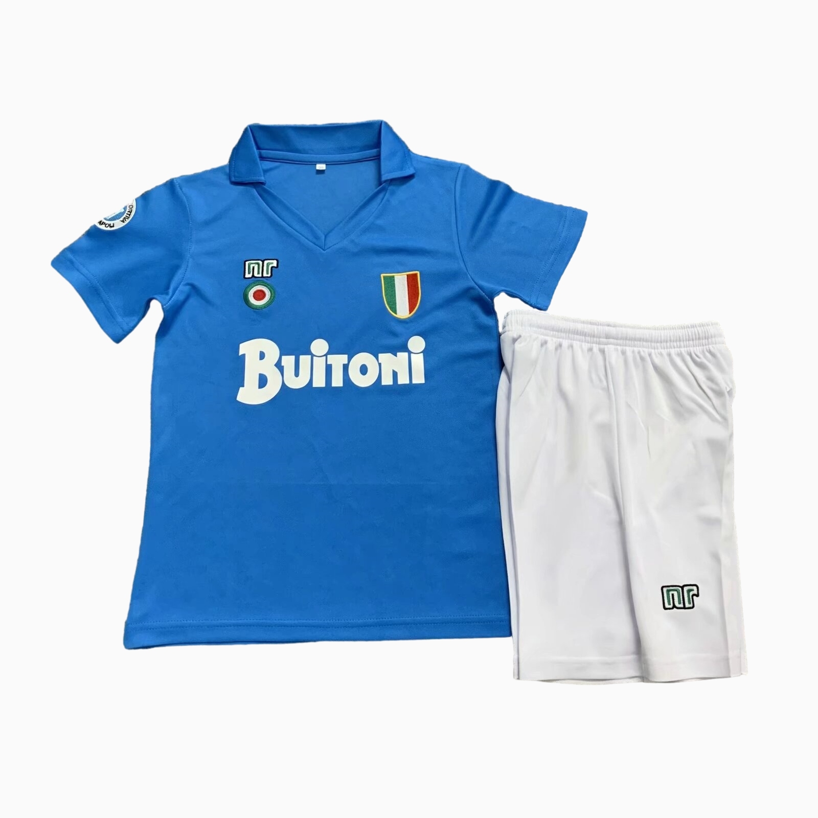 Retro Napoli 1987-88 Home Stadium Kids Kit - JerseysGala