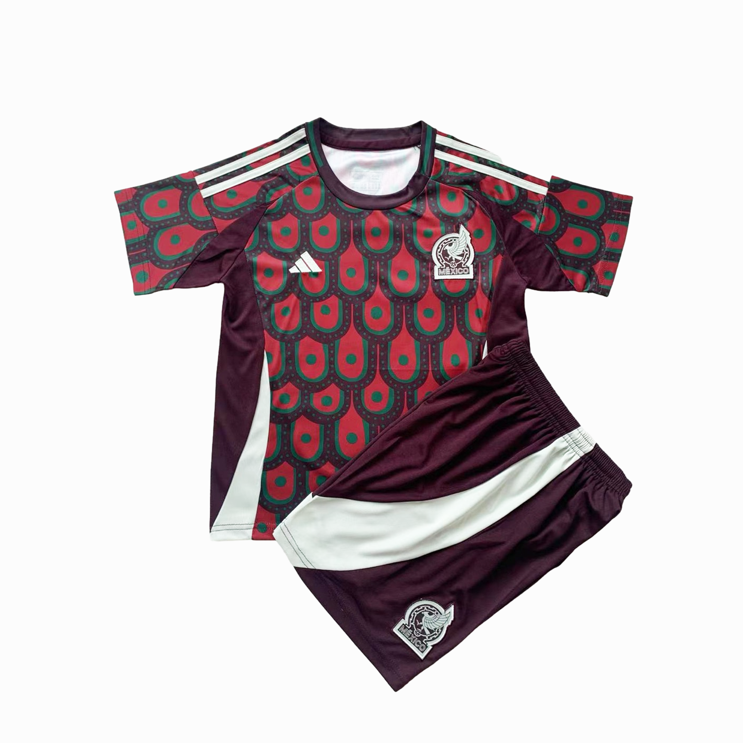 Mexico 2024 Home Stadium Goalkeeper Kids Kit - JerseysGala