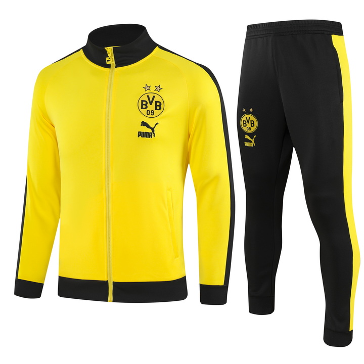 Dortmund 23-24 Jacket Training Tracksuit -Yellow - JerseysGala