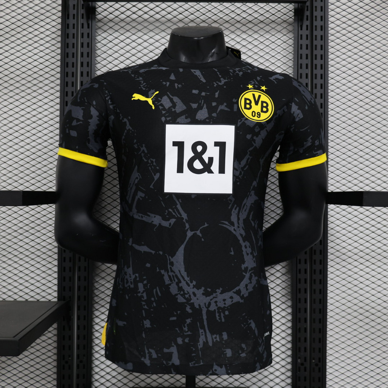 Dortmund 23-24 Away Jersey - Player Version - JerseysGala
