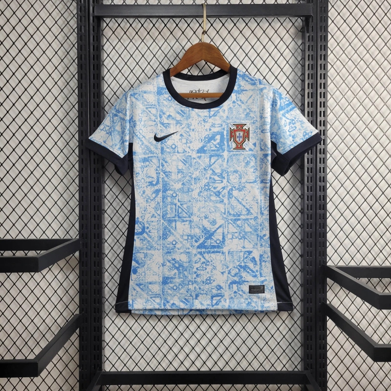Women's Portugal 2024 Away Stadium Jersey - JerseysGala