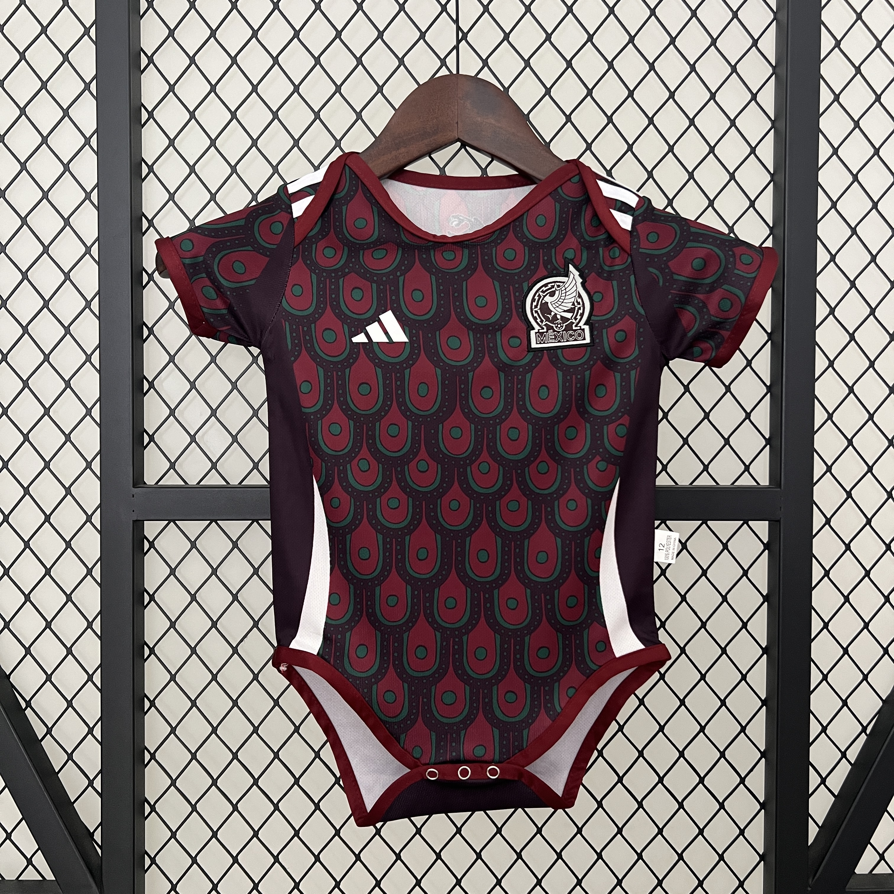 Mexico 2024 Home Baby Crawling Suit - JerseysGala