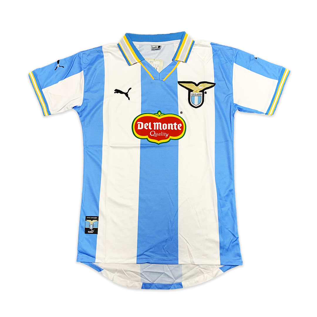 Retro Lazio 1999-00 European Home Stadium Jersey - JerseysGala