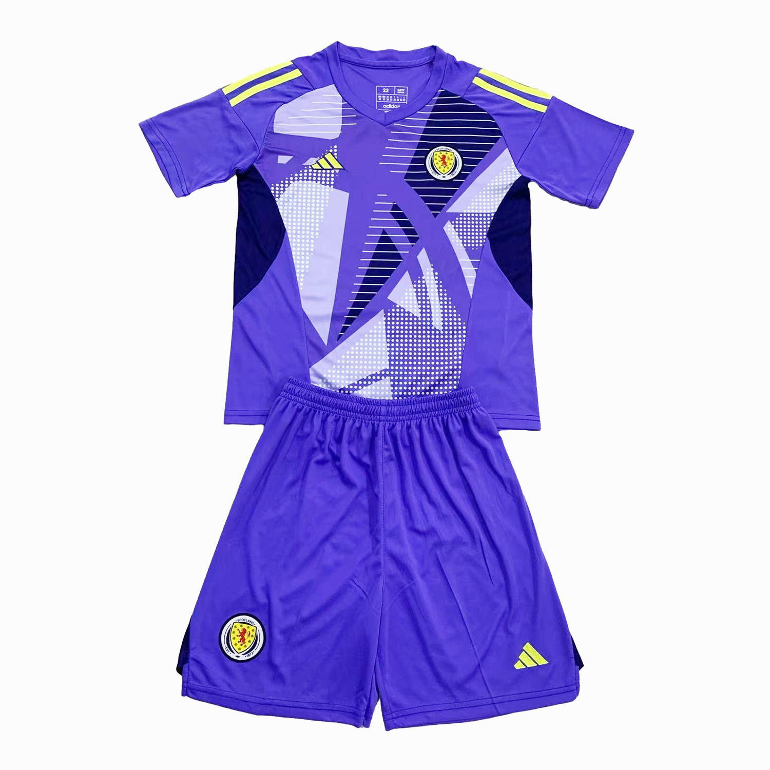 S-c-o.t l.a-n.d 2024 Goalkeeper Kids Kit - Purple - JerseysGala
