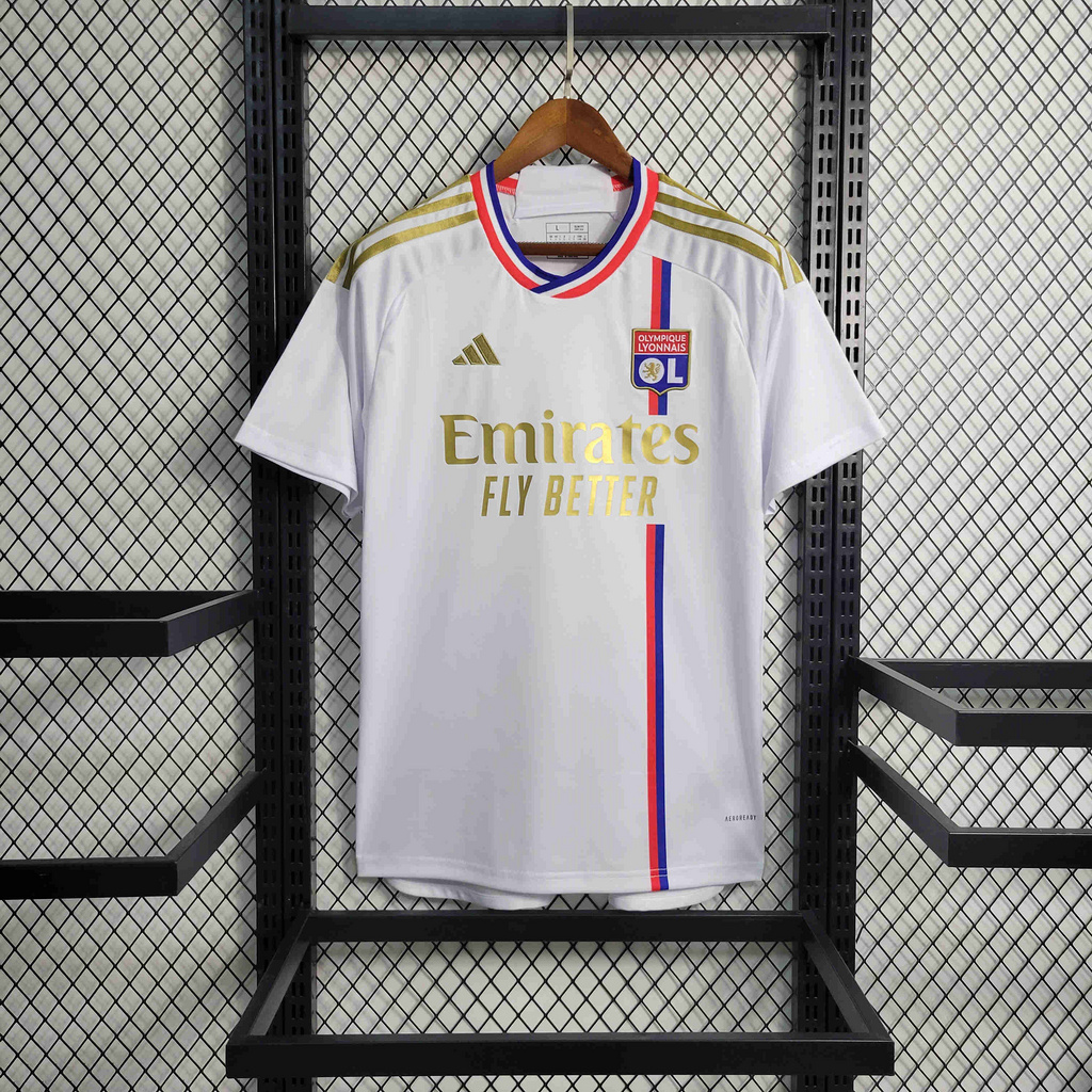 Lyon 23/24 Home Jersey - Fans Version - JerseysGala